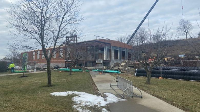 Renovation and construction of the PAW Center continues. 